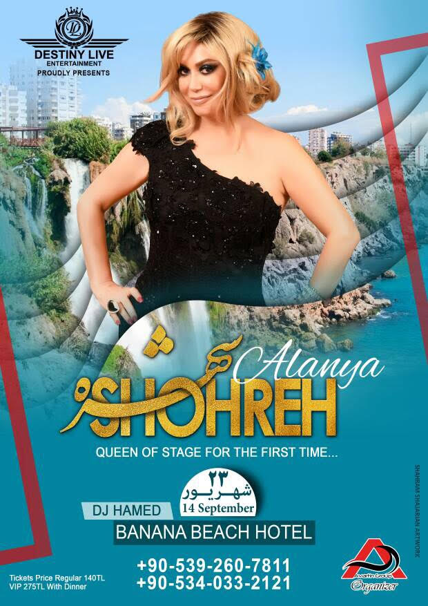 Concert In Alanya Shohreh Solati Visit Alanya